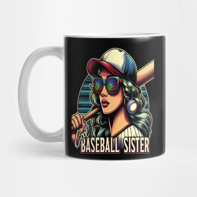 Shades of Strength Cool Baseball Sister by coollooks